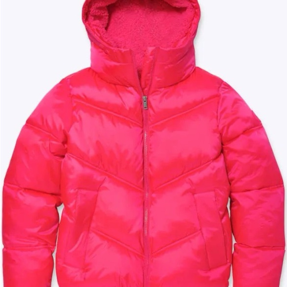 UGG Ronney Cropped Puffer  Women’s Jacket size XL Pink
